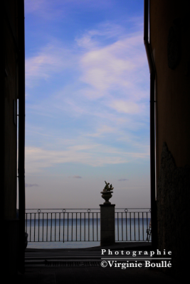 Sicile, Taormina . Crépuscule