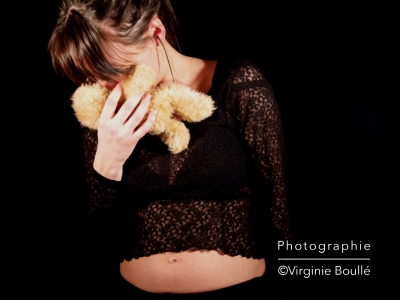 Grossesse 7 mois, Céline ©Virginie Boullé
