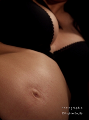 Grossesse 7 mois, Céline ©Virginie Boullé