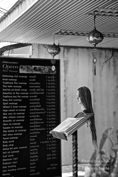 Coiffeur Koh Samui, Thaïlande ©Virginie Boullé